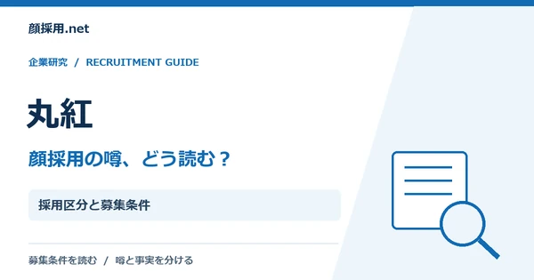 丸紅:採用区分と募集条件