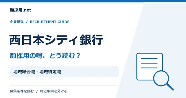 西日本シティ銀行：地域総合職・地域特定職
