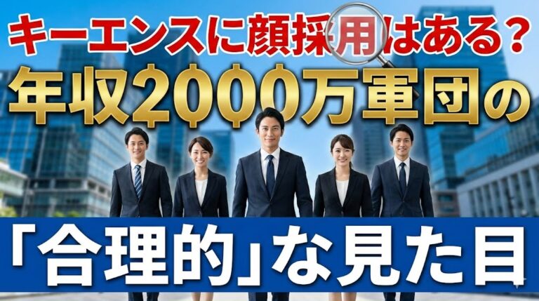 キーエンスに顔採用はある？年収2000万軍団の「合理的」な見た目