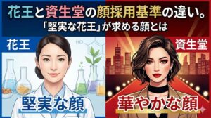 花王と資生堂の顔採用基準の違い。「堅実な花王」が求める顔とは